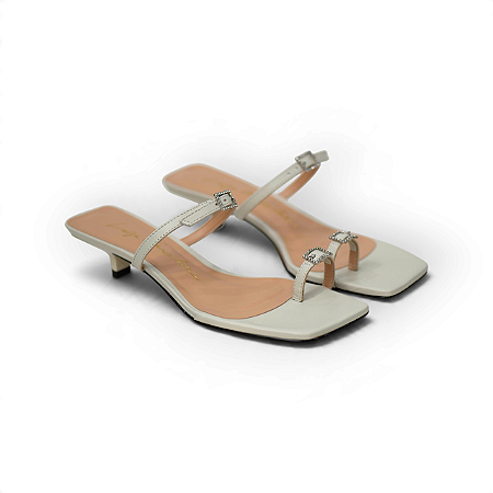 MULE COURO LUIZA BARCELOS