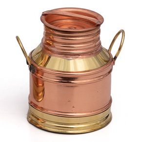 Leiteira Cobre Miniatura