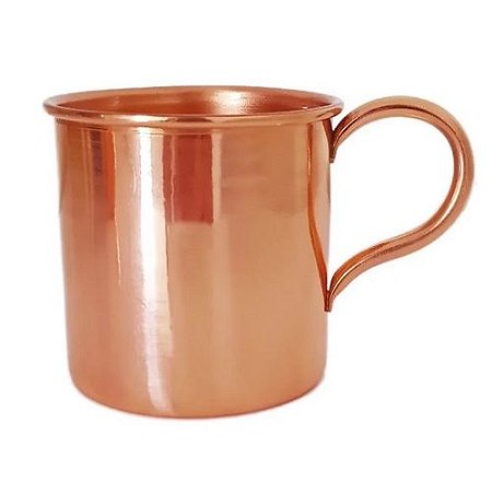 Caneca De Cobre Puro 350ml P/ Terapia Medicinal Ayurveda
