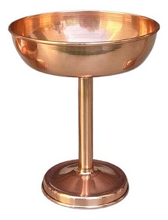 Fruteira Luxo Cobre Puro Alta G