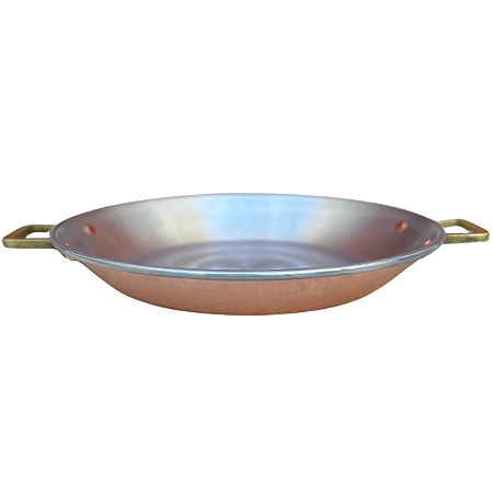 Paella Cobre Puro Com Aluminio