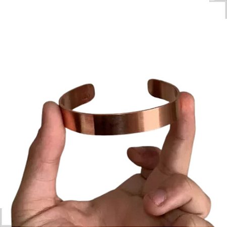 Bracelete Pulseira De Cobre Puro Radiestesia Ayurveda