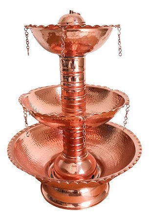 Fonte Em Cobre Puro Para Bebidas Vinho Champanhe