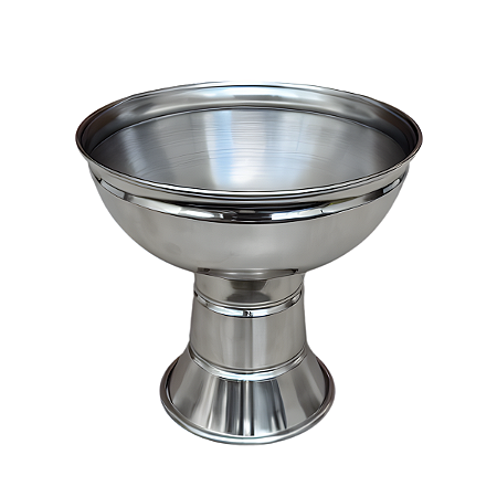 Bowl Frisado Em Prata 21 Cm