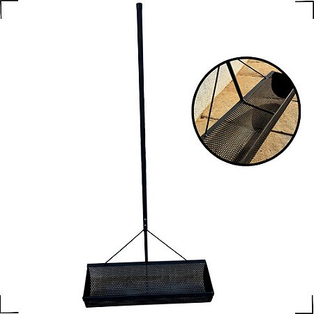 Rodo Peneira Para Quadra De Beach Tennis Rastelo Areia