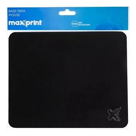Mouse Pad Padrão Preto Maxprint