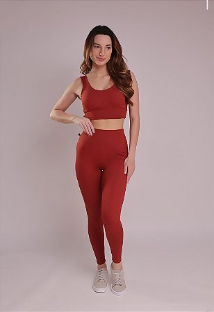 Calça Lorena terracota