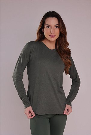 Blusa dry duplo alongada