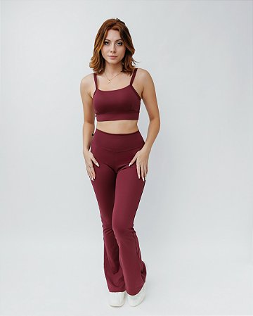 Calça Flare Marssala