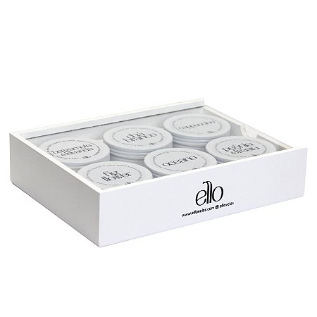kit 6 Velas 90g + Caixa