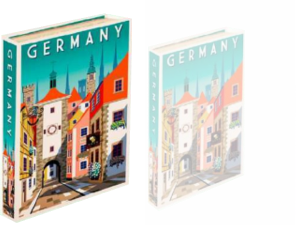 Caixa Livro Grande Germany,  30x24x5