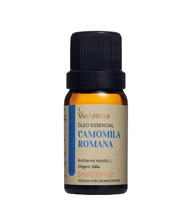 Óleo Essencial Camomila Romana Via Aroma - 3ml