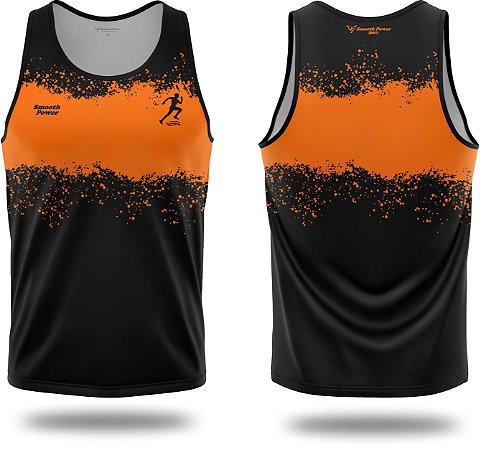 Regata Masculina Orange Black