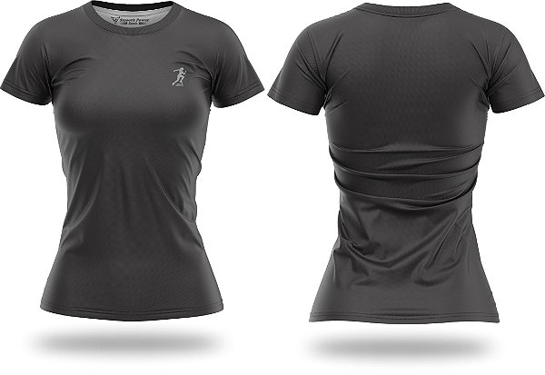 Baby Look 100% Algodão Liso Preto