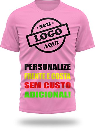 Kit 4 Camiseta Personalizada Para Empresas Logo Marca