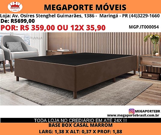 Base Box Casal 138x188x25