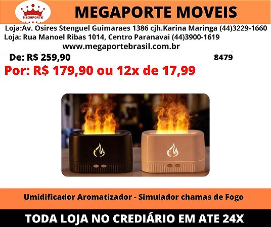 Umidificador Amortizador - Simulador de Chamas