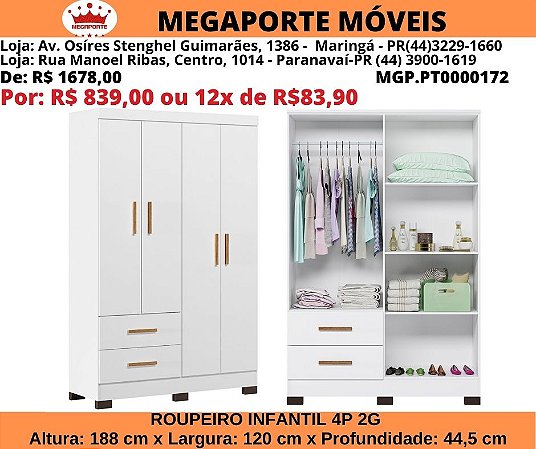Roupeiro Infantil