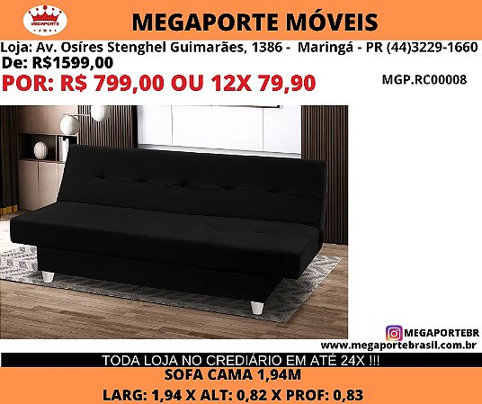 Sofa Cama 1,90M