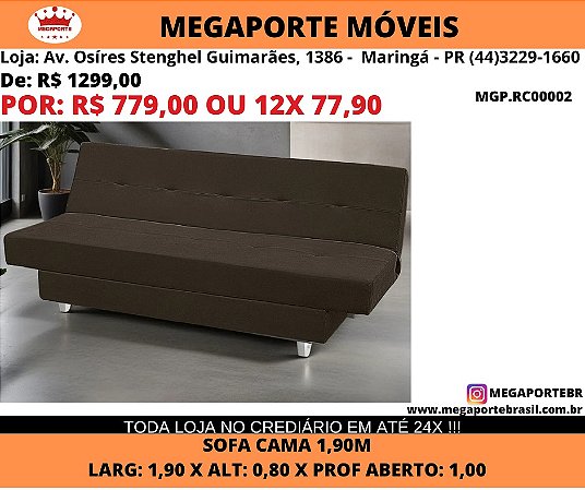 Sofa Cama 1,90M