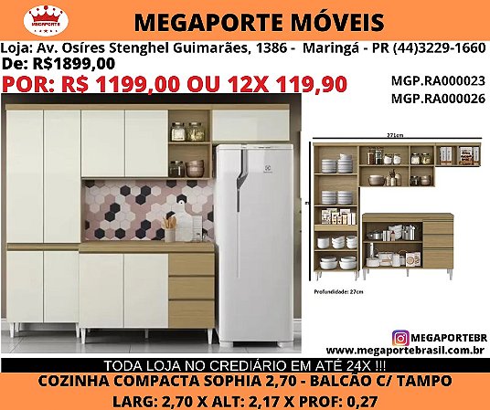 Cozinha Compacta 2,70