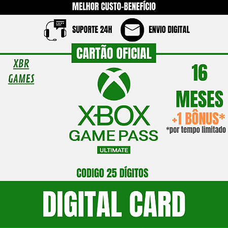 Comprar Cartão Xbox Game Pass 12 Meses