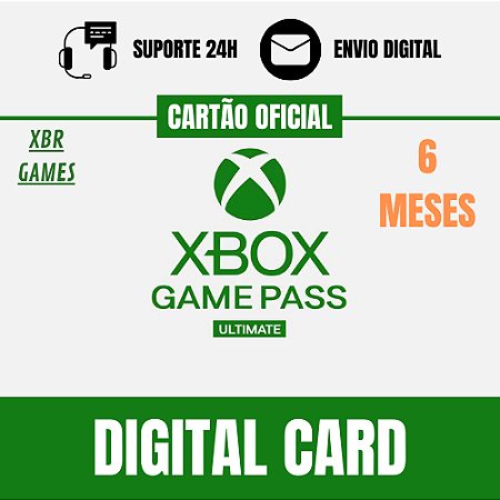 Xbox Game Pass Ultimate 6 Meses