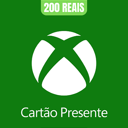 Gift Card Xbox 200 Reais