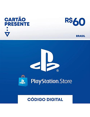 Gift Card Psn 60 Reais com Preços Incríveis no Shoptime