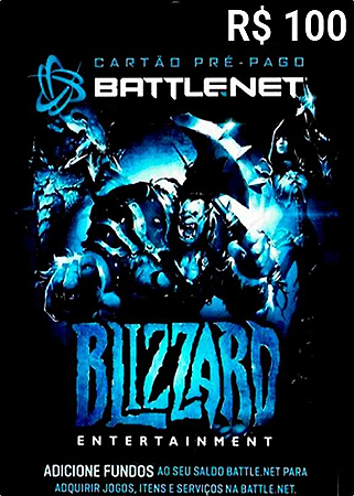 Gift Card Blizzard  Créditos para Jogos Blizzard - Xbr