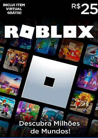 R$ 25,00 Roblox Gift Card (BR)