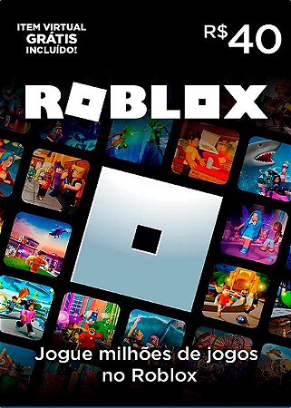 Cartão Presente Roblox R$ 40 Reais