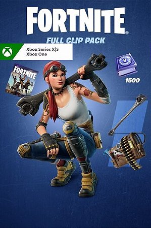 Fortnite : Pacote Engrenagens Intrépidas – Xbox One – Código de 25 Dígitos  – WOW Games