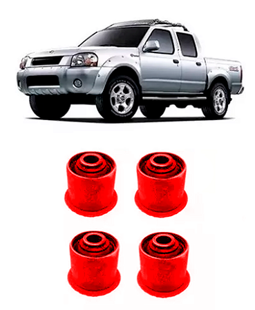 Bucha Bandeja Superior Nissan Frontier 2.8 1998 A 2007 Kit em Pu Poliuretano