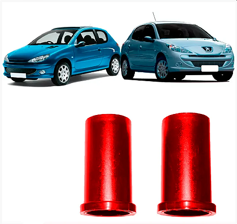 Par Bucha sob medida Eixo Traseiro Peugeot 206 99/10 207 08/14 Pu Poliuretano