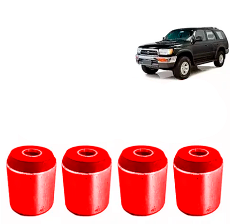 Kit 48 Bucha Maior Tirante Traseiro Hilux Sw4 1997/200 em Pu Poliuretano