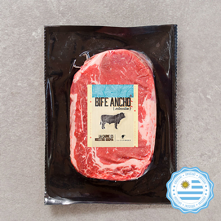 BIFE ANCHO URUGUAIO SUDAMBEEF SELECCIÓN | EMBALAGEM COM 1 UNIDADE | CONGELADO