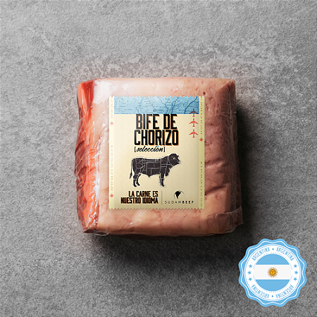 BIFE DE CHORIZO ARGENTINO SUDAMBEEF SELECCIÓN | EMBALAGEM COM 1 UNIDADE | RESFRIADO