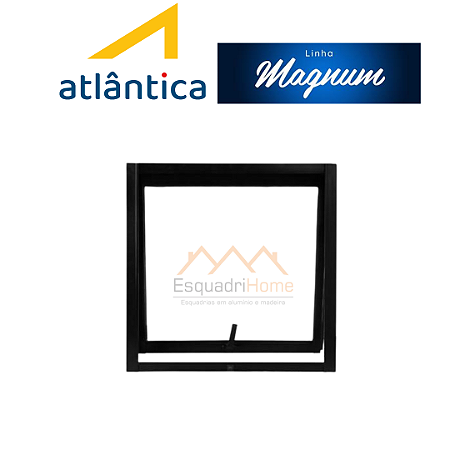 Maxim-ar sem grade Linha Magnum alumínio preto