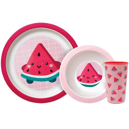 Kit Refeição Frutti Melancia - Buba