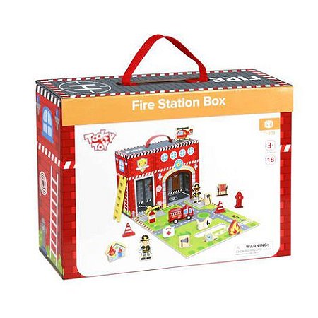 Caixa Divertida de Bombeiros - Tooky Toy