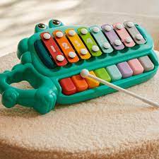 Xilofone Jacaré - Brinquedo musical - Buba