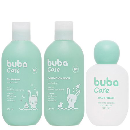 Kit Banho Colônia + Shampoo + Condicionador I Buba Care