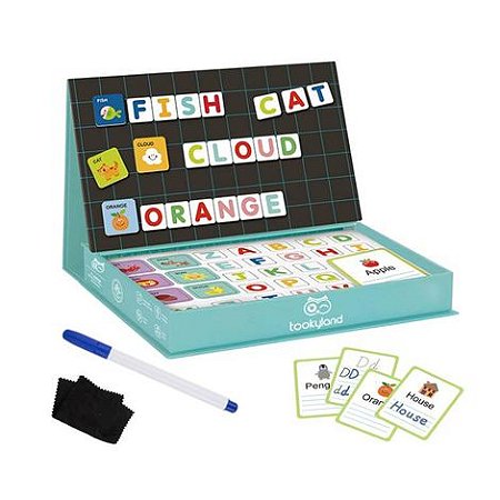 Caixa Magnética Alfabeto – Tooky Toy