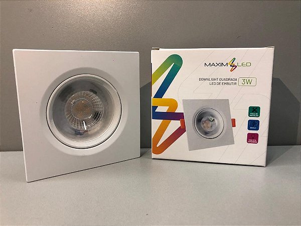 Kit 15  Spot Led 3w Embutir Direcionável 3000k