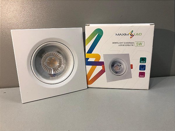 Spot Led 5w Embutir Direcionável  6500k