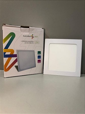 Painel Led Embutir 12w 3000k