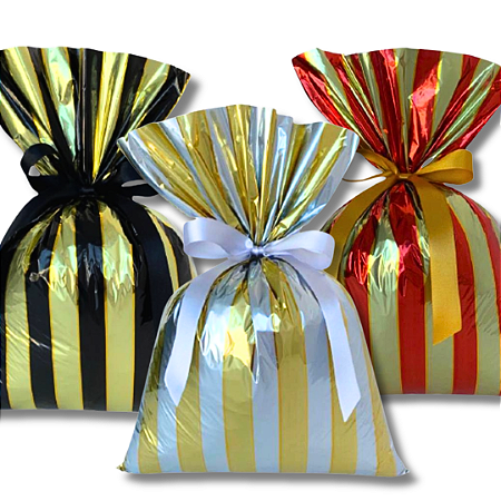 Saco de Presente Sortido no Pacote 30X44