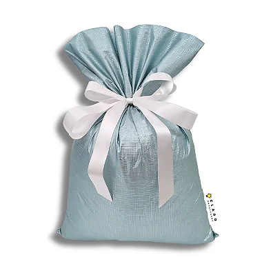 Saco de Presente Soft Touch Neon Azul