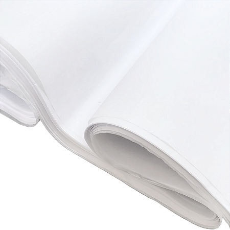 Papel De Seda 48x60 Pacote C/100 Folhas Branco